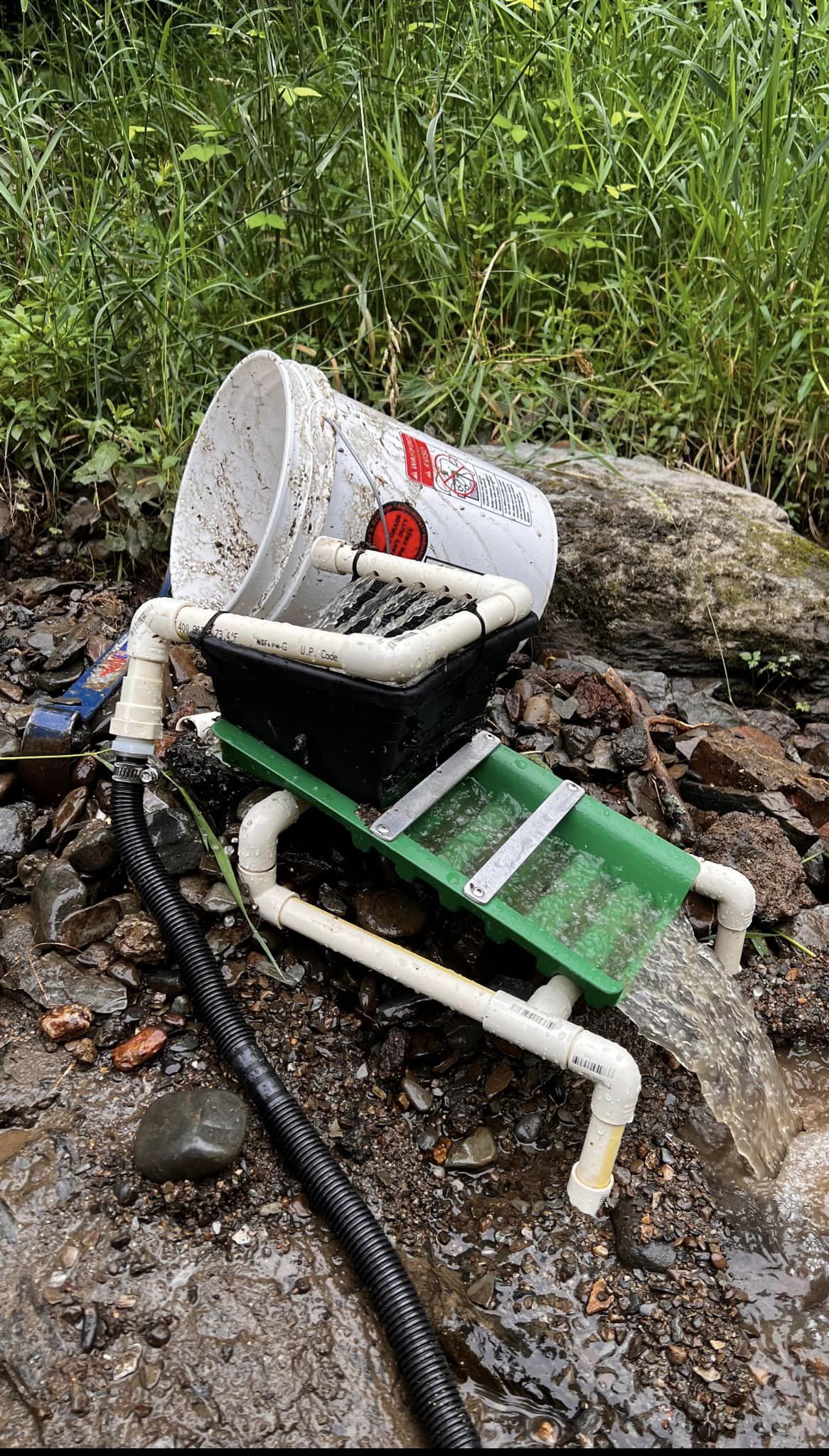 Super Mini California Sluice For Back Pack